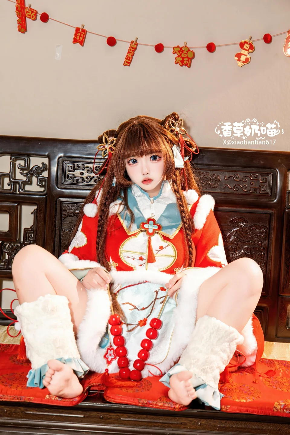 香草奶喵 - No.002 日进斗金 [108P,15V-1.30GB] tg@simisebaisi 【丝足阁】046.webp